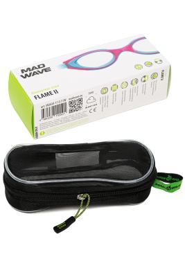 Очки для плавания юниорские Mad Wave Flame II junior M0434 11 0 11W розовый