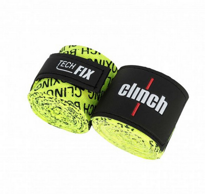 Бинты эластичные Clinch Boxing Crepe Bandage Tech Fix C140 ярко-зеленый длина 3.5 м