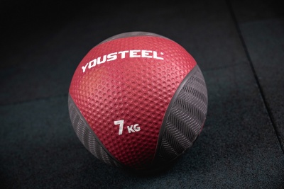 Медицинбол резиновый 7KG YouSteel 28,6см