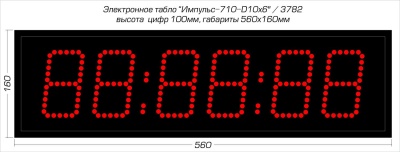 Таймеры для спорта Импульс 710-D10x6-RING1