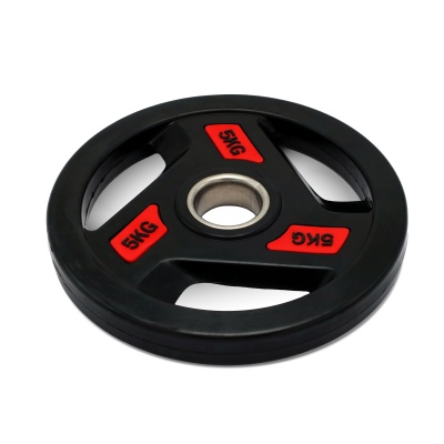 Диск обрезиненный c хватом 5кг, 51 мм UnixFit PRO DG5RUBPRD