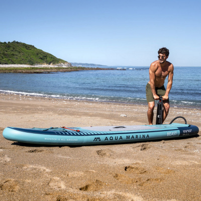SUP-доска 320х81х15см, насос, весло, лиш, киль, ремнабор, сумка, до 140кг Aqua Marina Beast BT-23BEP