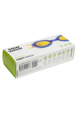 Очки для плавания детские Mad Wave Comet Mirror M0410 04 0 04W