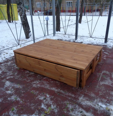 Песочница с крышкой  5131
