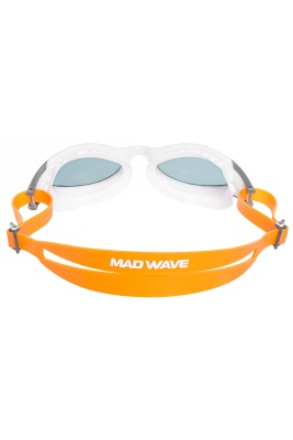 Очки для плавания Mad Wave Flame II M0424 19 0 12W серебро
