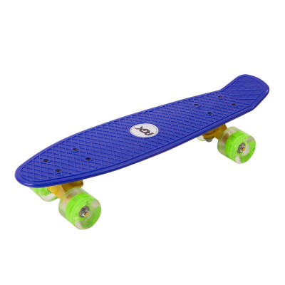 Мини-круизер RGX PNB-01GW светящиеся колеса, Blue