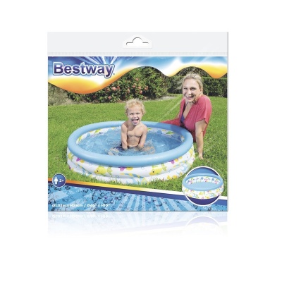Детский надувной бассейн Океан 102x25см Bestway 51008