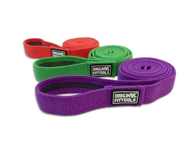 Эспандер ленточный тканевый сопротивление 10-15 LBS Original Fit.Tools FT-FRB-LIGHT