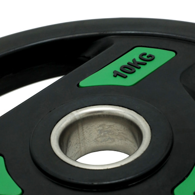 Диск обрезиненный c хватом 10кг, 51 мм UnixFit PRO DG10RUBPGR