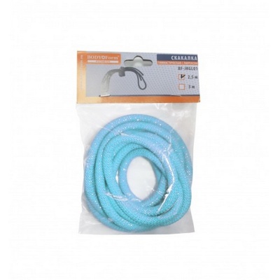 Скакалка гимнастическая Body FormBF-SK02 (BF-JRG01) 3м, 180гр (голубой)