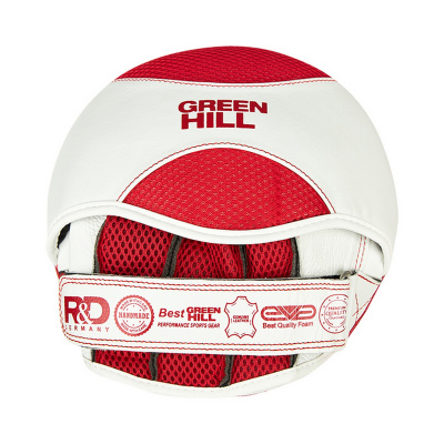 Боксёрские Лапы малые Green Hill CYBER ORBIT FMCO-2021-0019 бело-красный