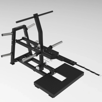 Приседания с поясом Protrain PR-BS01B (колодец) на свободных весах | Premium Fitness