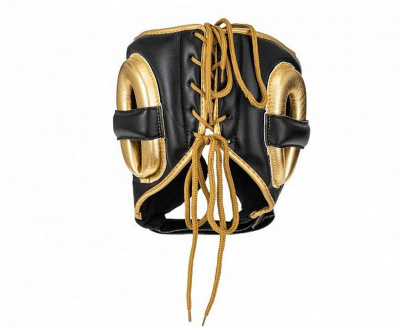 Шлем боксерский AdiStar Pro Head Gear adiPHG01M черно-золотой