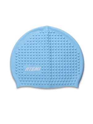Шапочка для плавания Atemi bubble cap Light blue FBC1LBE голубой