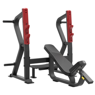 Олимпийская скамья с положительным наклоном для жима Impulse SL7029 | Premium Fitness