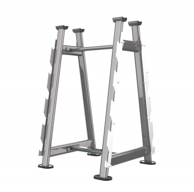 Комплект полиуретановых фиксированных штанг 10-45кг Fitex Pro 10 штанг со стойкой FTX-414.1