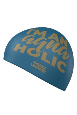 Силиконовая шапочка Mad Wave Aquaholic big M0554 26 0 00W Бирюзовый