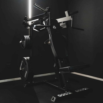 Плечевой жим сидя на свободных весах Gymleco 030 | Premium Fitness