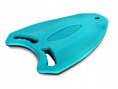 Доска для плавания AquaFitness Larsen 32х45х4см YP-31 графит\бирюза
