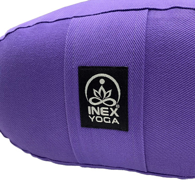 Овальный валик Inex YOGA YGBL-DPR темно-фиолетовый