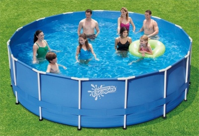 Каркасный бассейн круглый 366x122см SummerEscapes Polygroup Р20-1248