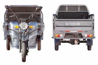 Грузовой электротрицикл RuTrike Мастер 1500 60V1000W 024452-2792 темно-зеленый