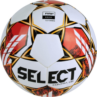 Мяч футбольный Select Contra DB V23, 0854160300, р.4, FIFA Basic, 32 пан, ПУ, гибрид.сш, бел-чер-красн