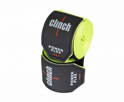 Бинты боксерские 350см Clinch Boxing Hand Wrap Power Flex C239 ярко-зеленый длина 3,5 м