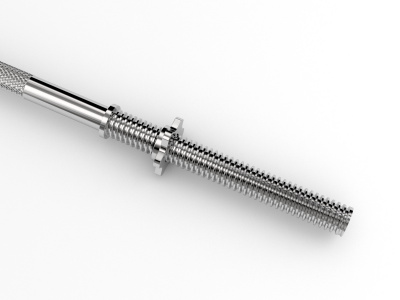 Гриф прямой хромированный 1,5м/25мм UnixFit BU1500CE