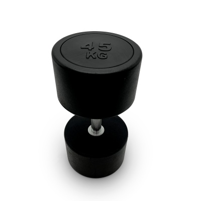 Гантель круглая обрезиненная 45кг UnixFit PRO DBRND45PBK