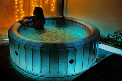 СПА-бассейн 204х70см, 930л, круглый, аэромассаж, led-подстветка MSpa Starry C-ST062