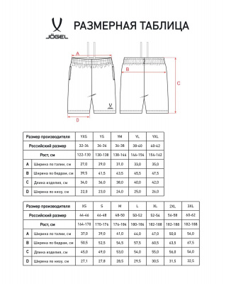 Шорты Jogel ESSENTIAL Cotton Shorts, серый меланж