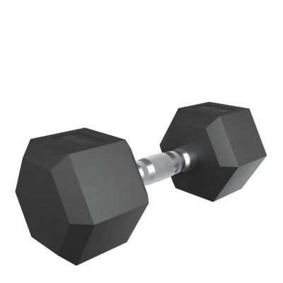 Гантель гексагональная обрезиненная 12,5 кг UnixFit DBHEX12_5x2 2 шт