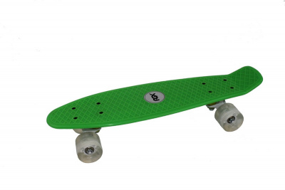 Мини-круизер RGX PNB-01GW светящиеся колеса, Green