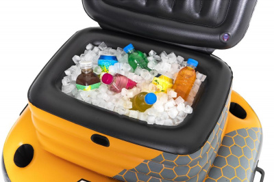 Плавающий холодильник Bestway 88х77см (88х67х52см) Glacial Sport с подстаканником 43191