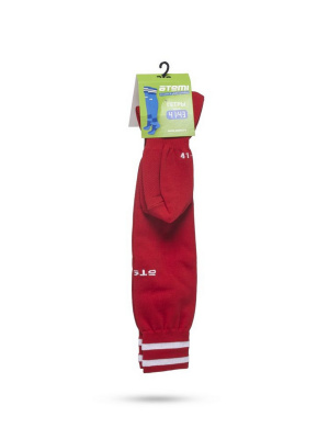 Гетры футбольные Atemi ASSK-001SS23-RED красный