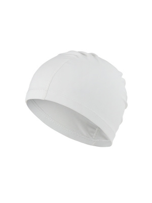 Шапочка плавательная Larsen Swim PU119 белый
