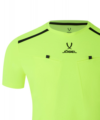 Футболка судейская Jogel DIVISION PerFormDRY Referee Tee, желтый неон