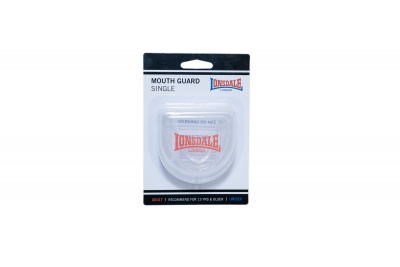 Капа 1-челюстная Lonsdale Safe T 160068 CLR прозрачный