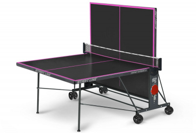 Теннисный стол Start Line Compact-2 LX Всепогодный 6044-13 Black