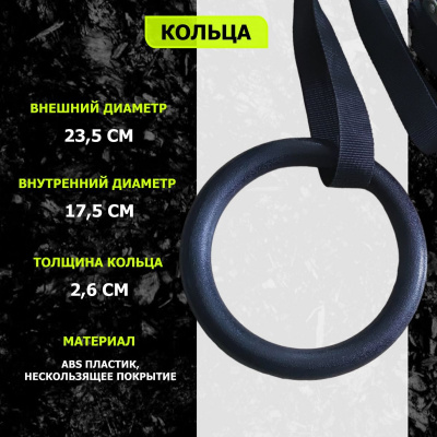 Кольца подвесные Fitex Pro FTX-1325