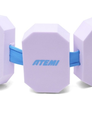 Аквапояс для аквааэробики 12x3x8см Atemi Segment aqua belt, сиреневый