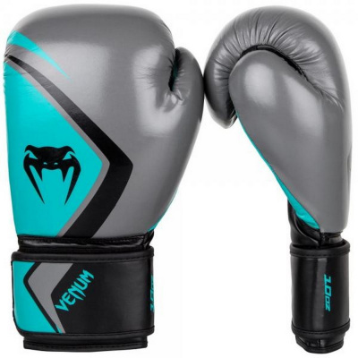 Перчатки Venum Contender 2.0 03540-525-8oz серый\бирюзовый