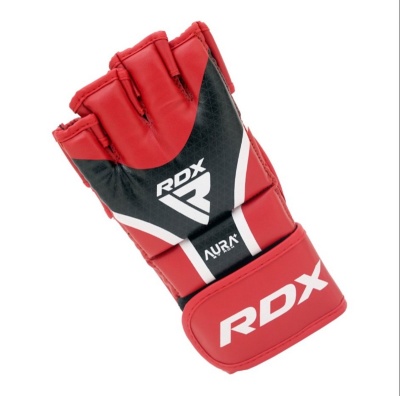 Перчатки RDX Grappking Aura Plus GGR-T17RB красный\черный