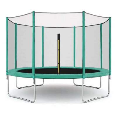 Батут с защитной cеткой Perfetto Sport Activity 14", d430см, зеленый