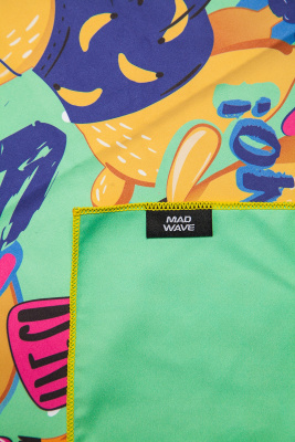 Полотенце из микрофибры Mad Wave Microfiber Towel LLAMA M0761 03 1 16W зеленый