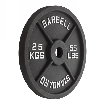 Диск чугунный окрашенный 25 кг VictoryFit VF-SC512500