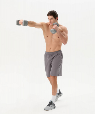 Гантель виниловая 4 кг Star Fit DB-106 темно-серый