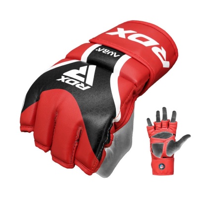 Перчатки RDX Grappking Aura Plus GGR-T17RB красный\черный