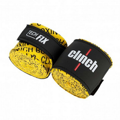 Бинты эластичные Clinch Boxing Crepe Bandage Tech Fix C140 желтый длина 3.5 м